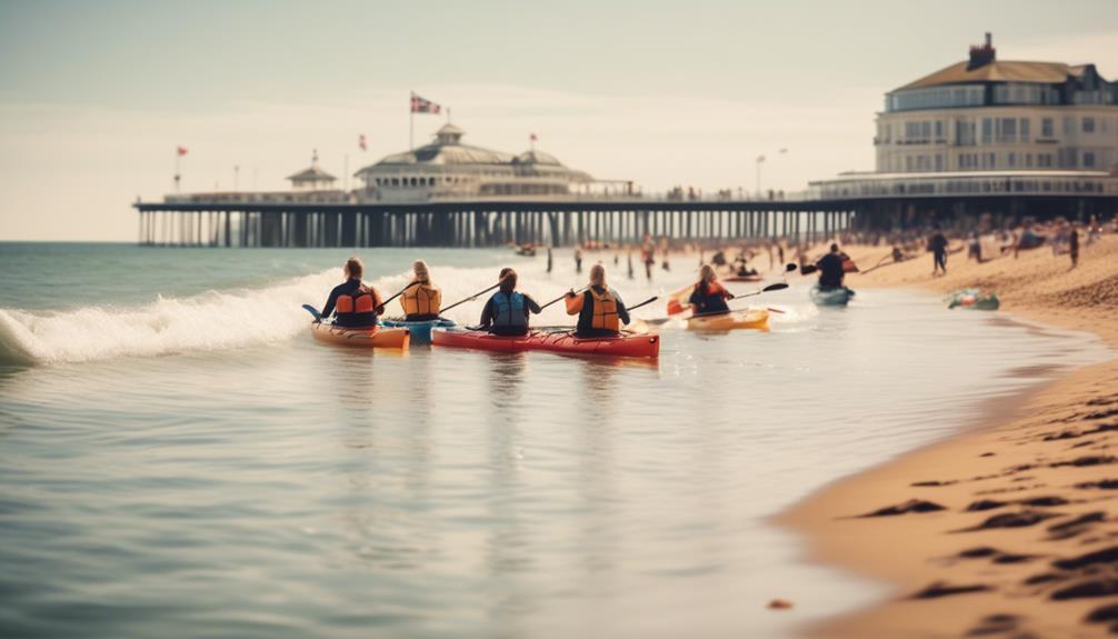 coastal kayaking in bournemouth