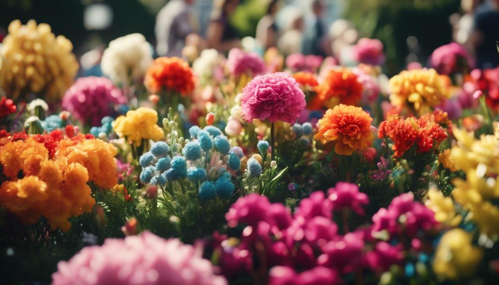 colorful blooms in bournemouth