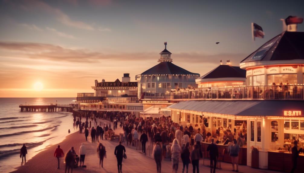 oceanfront dining on bournemouth pier