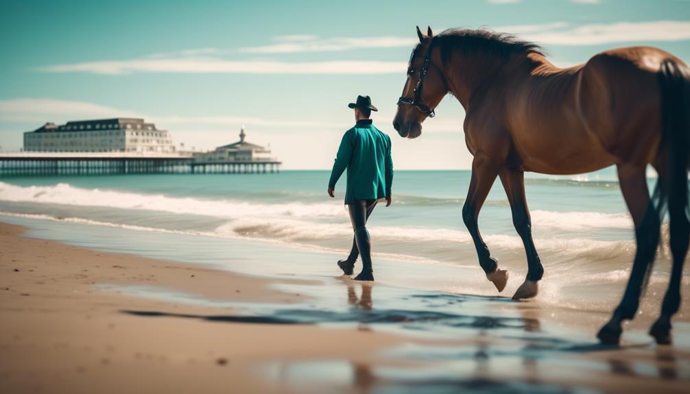 scenic horseback rides on bournemouth beach